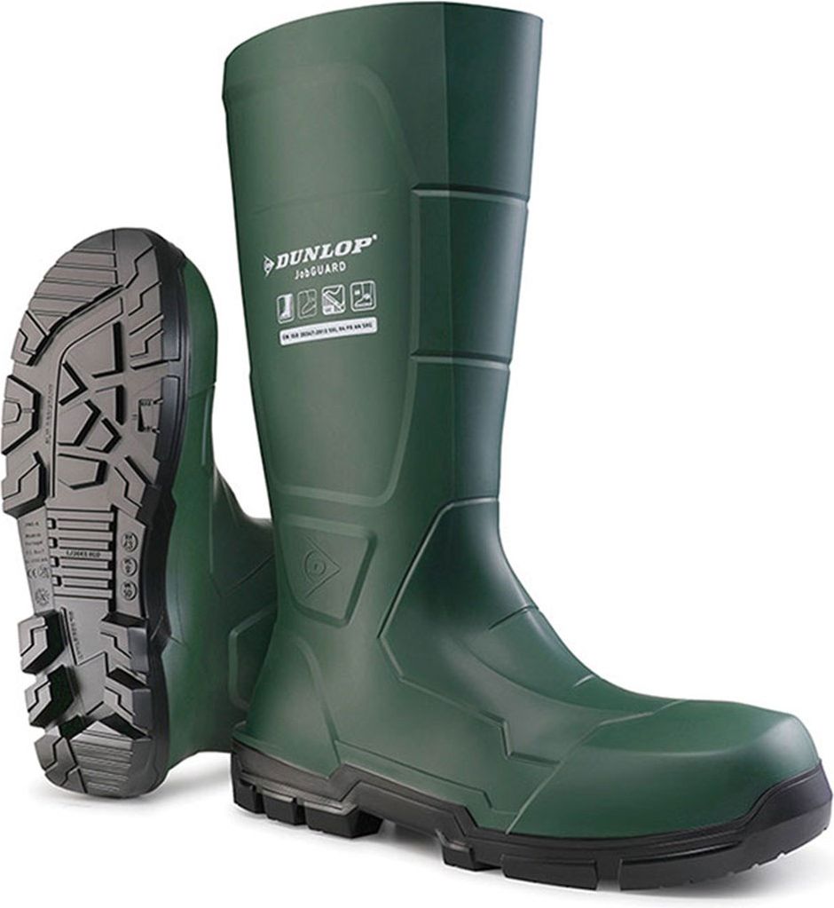 Dunlop Jobguard gummistøvler O4, grøn, str. 43
