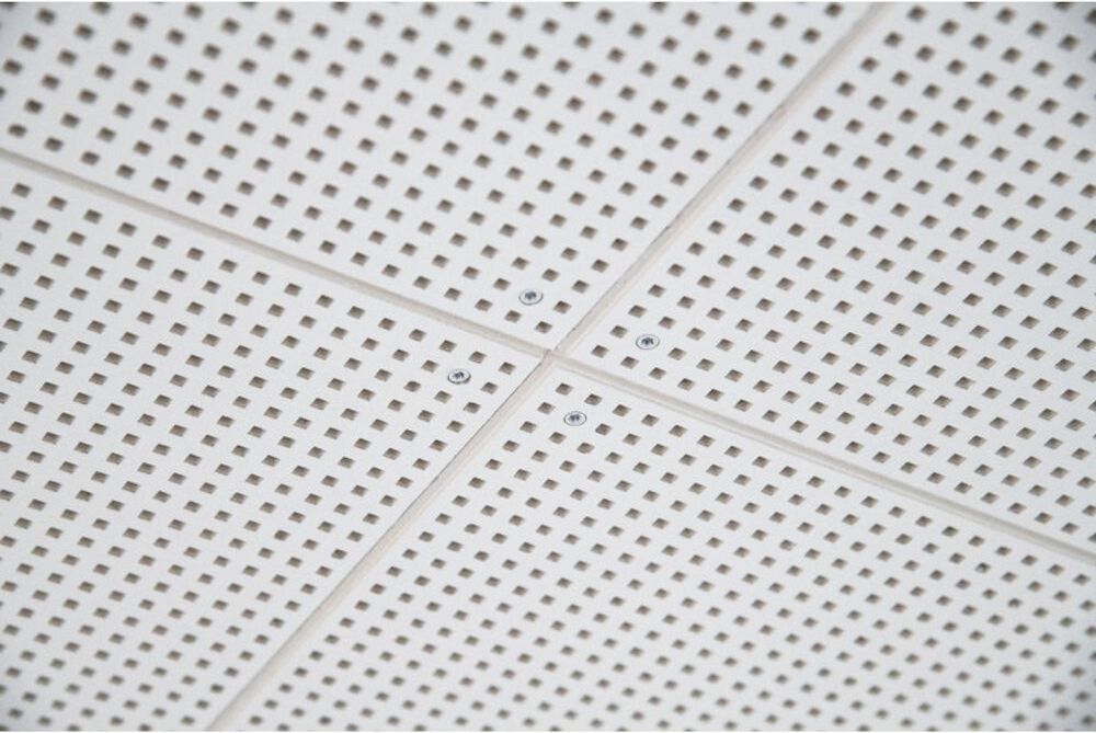 knauf, akustik loftpanel, danoloft, hvid, 600x600