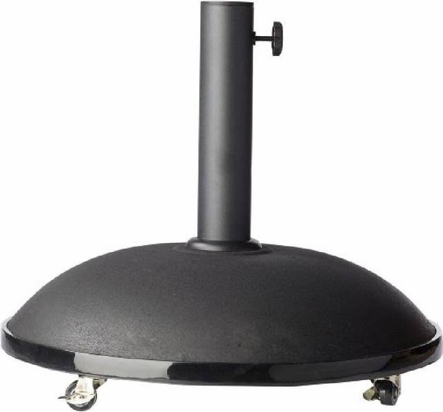 landets letteste parasolfod at flytte rundt på, med 4 hjul. model: cinas atlas - sort 35 kg.