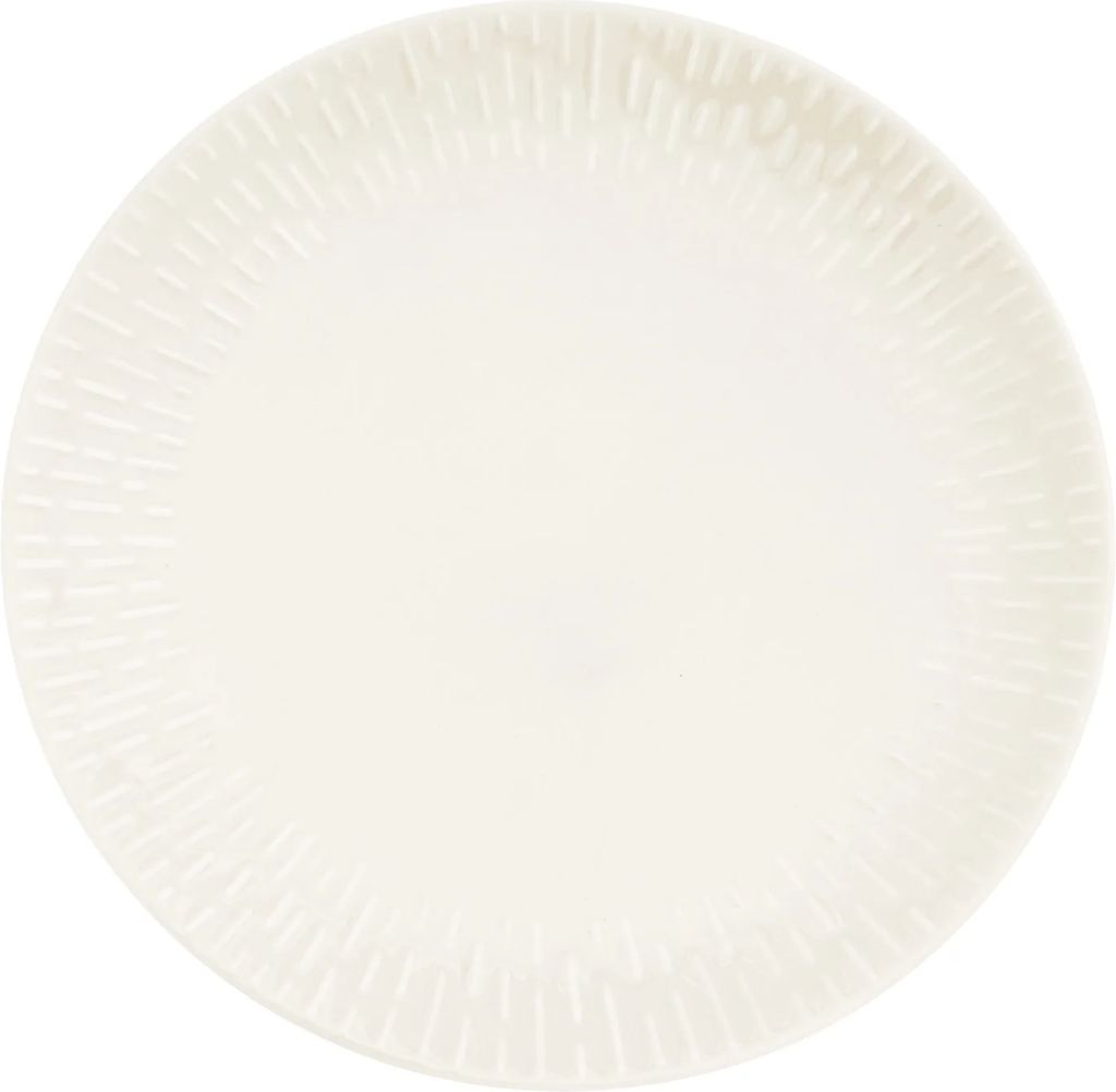 bonna strato flad tallerken med relief, ø30 cm