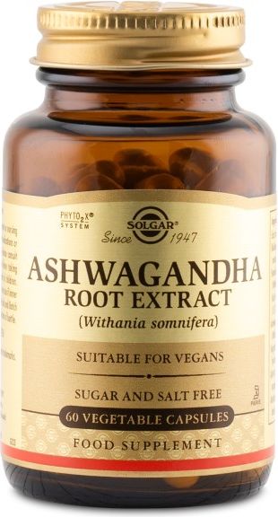 Solgar Ashwagandha Root Extract, 60 kapsler