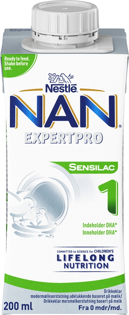 nestlé nan expertpro sensilac 1 drikkeklar