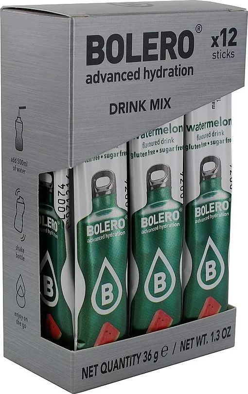 Bolero Sticks, Watermelon, 12-pack