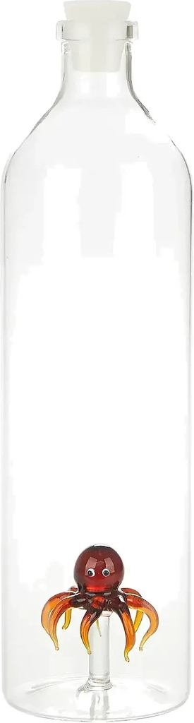 BALVI Flaske Atlantis, Blæksprutte 1,2L, Borosilikatglas |Nude |H:30 cm