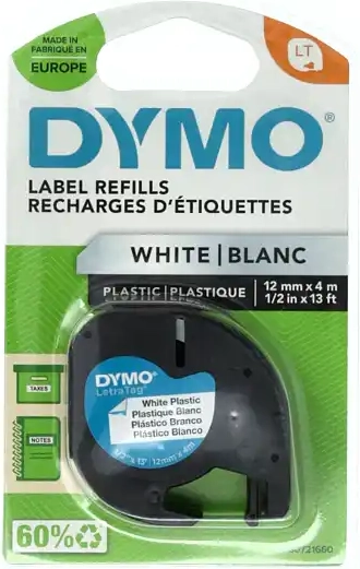 dymo plastik labels