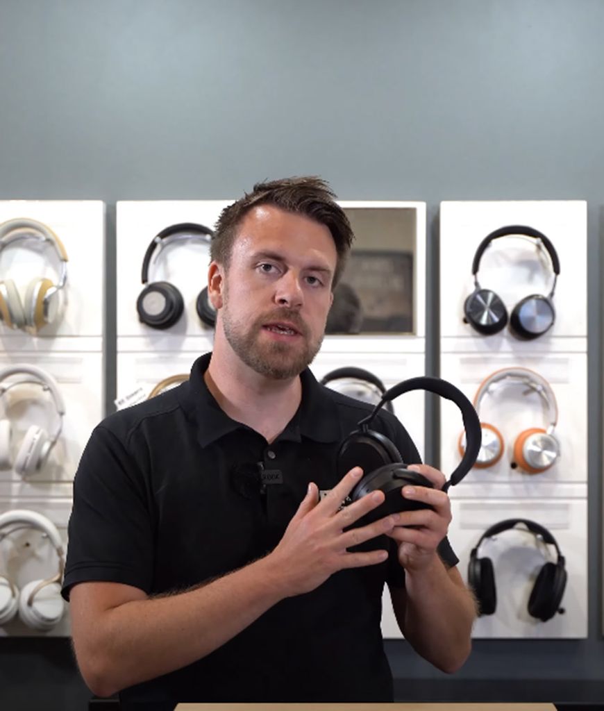 sennheiser momentum 4 aebt trådløse høretelefoner, on-ear (sort)