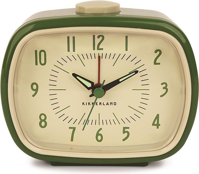 retro alarm clock, green fra kikkerland