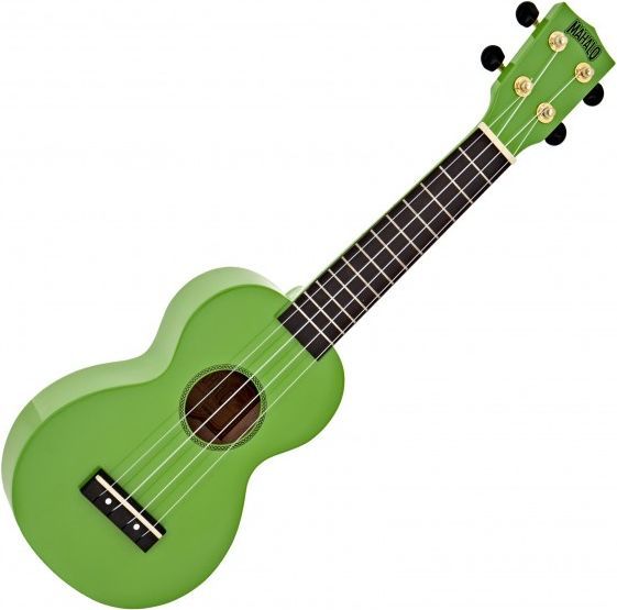 mahalo rainbow ukulele, green