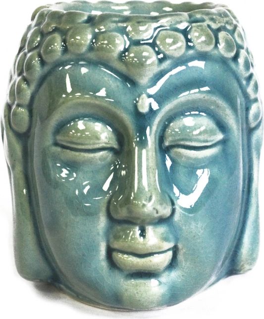 oliebrænder buddha blå