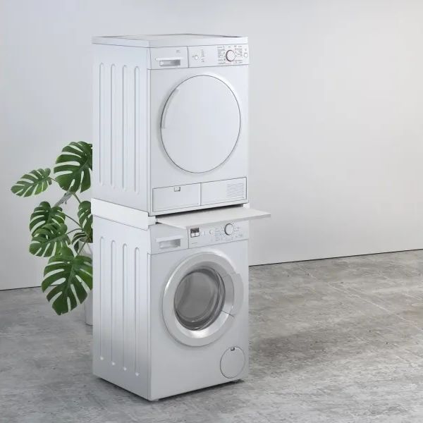 Maclean hyldeadapter til vaskemaskine og tørretumbler Maclean MC-890 aluminium, universal, maks. 60 kg