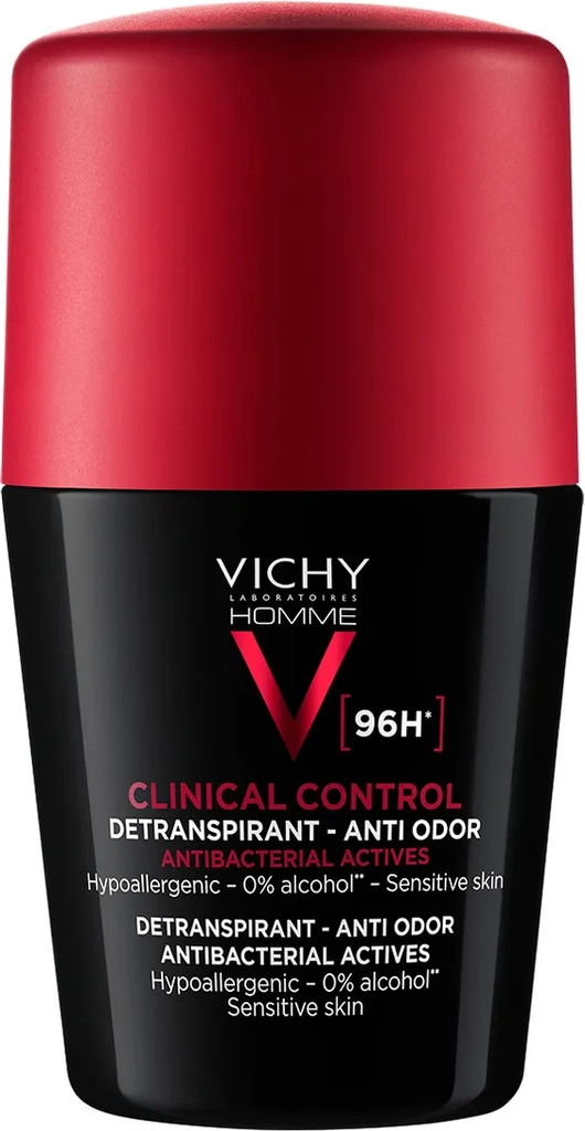vichyhommeclinical control 96hr roll-on antiperspirant 50 ml