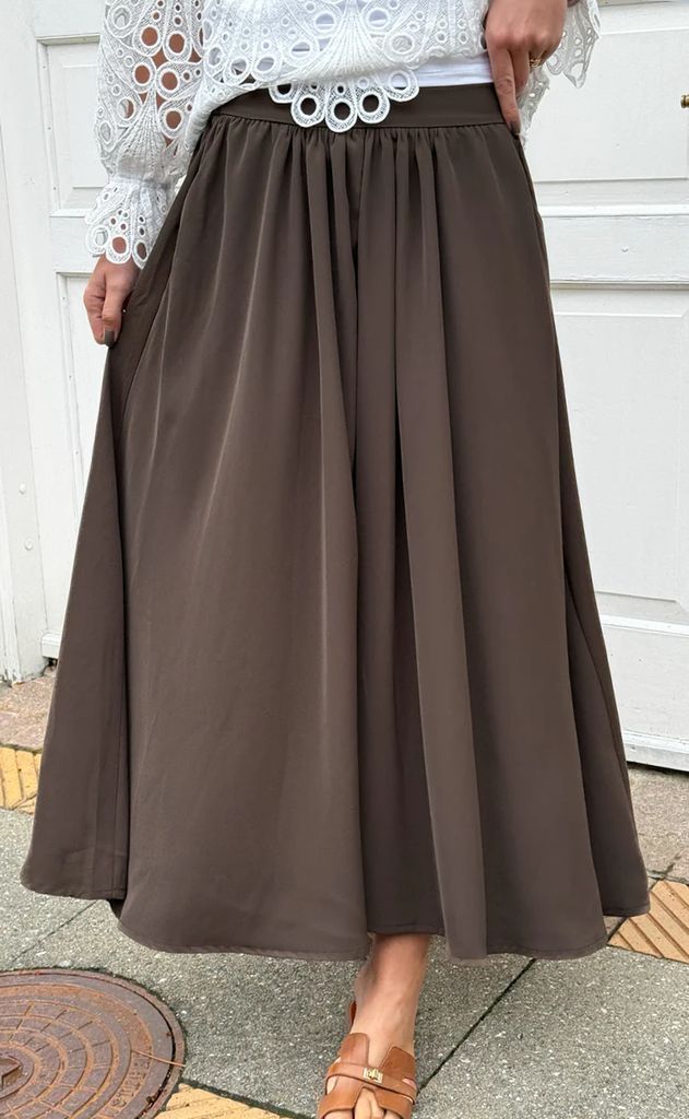 say ina copenhagen nederdel - lucia - dark brown
