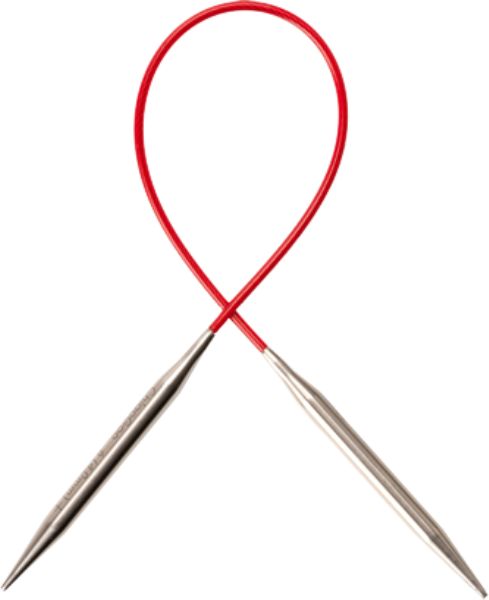 chiaogoo rundpinde red lace rustfrit stål (40-150 cm)