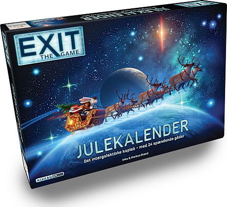 Lautapelit EXIT Julekalender: Det intergalaktiske kapløb - med 24 spændende gåder