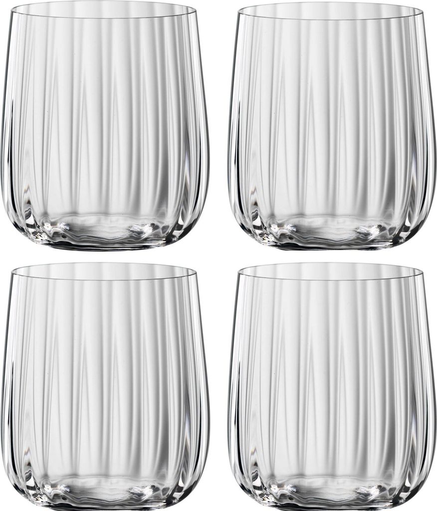 Spiegelau Lifestyle Vandglas - 4 stk. - 34 cl - Krystalglas - Klar