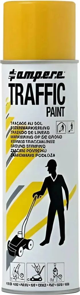 Ampere Markeringsspray TRAFFIC Paint 500ml Gul farve
