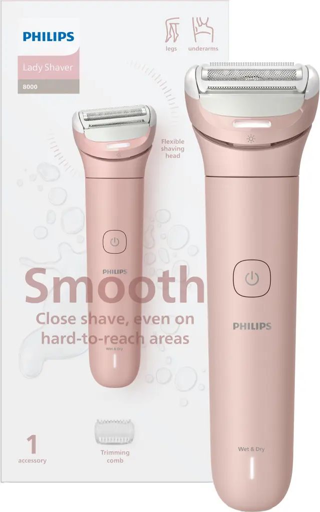philips series 8000 ladyshaver brl129/00 (pink)
