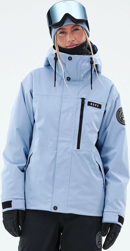 Dope W Full Zip Snowboardjakke Dame - Light Blue