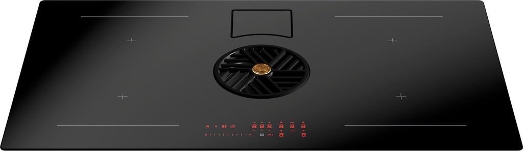 bertazzoni modern series p804ich2m30nc induktionskogeplade med integreret emhætte