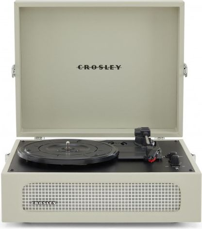crosley voyager portable turntable with bluetooth out, dune