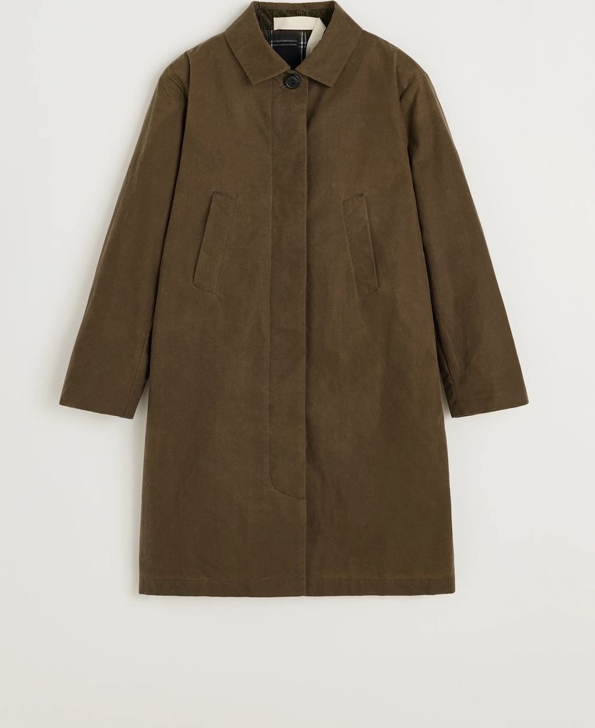 noor coat – oilskin | bark