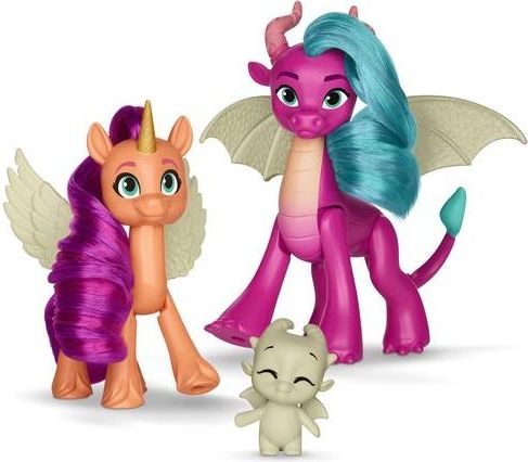 My Little Pony Dragon Light Reveal Dukkesæt - 3 Figurer, 4+år