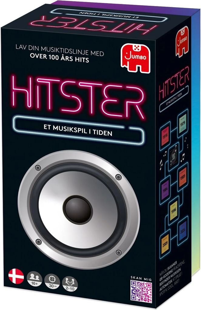 hitster music card game (dk) (hit006dk)