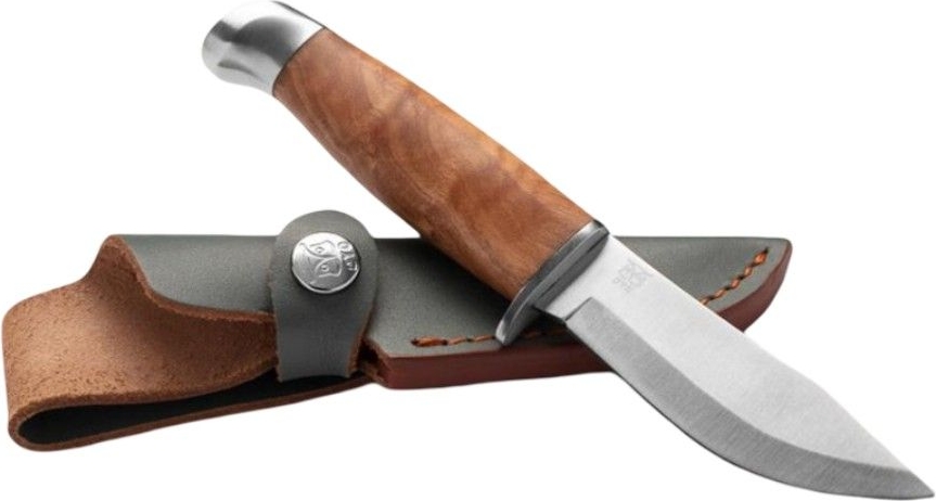 Oyo Geilo Junior Knife W/ Leather Sheath, jaktkniv, brun