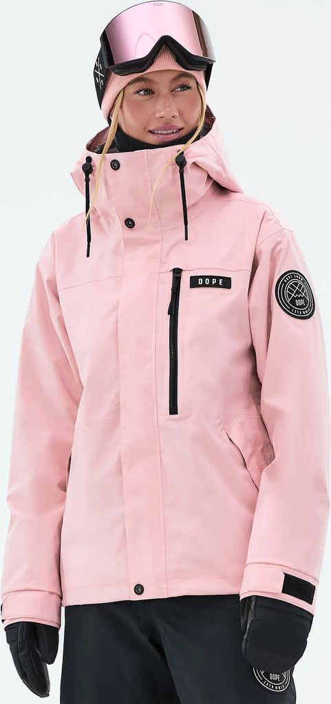 Dope Blizzard Full Zip Snowboardjakke Dame - Soft Pink