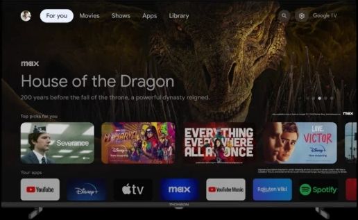 thomson 65" uhd google tv 65ug4s14