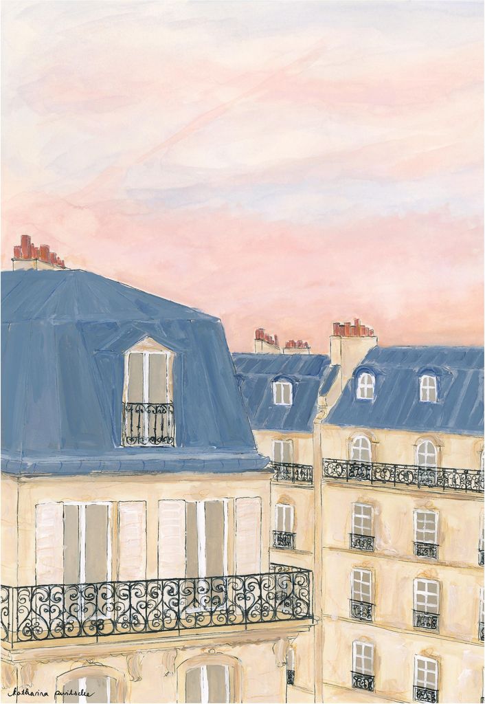 katharina puritscher - parisian sky plakat