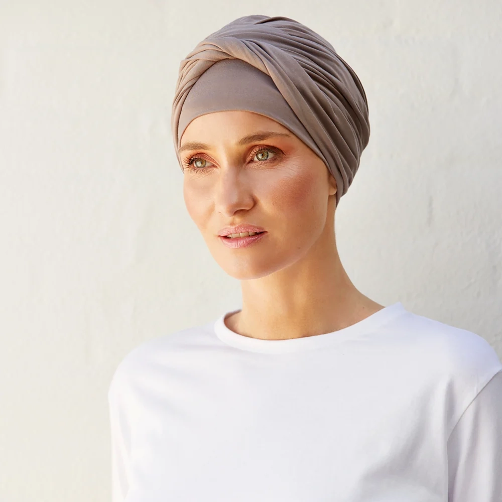 hocshakti turban - lysebrun