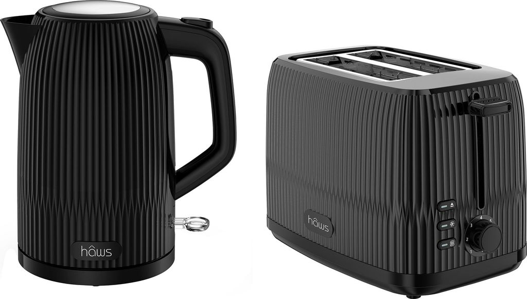 Hâws Hâws Toaster 800W & Water Kettle 2200W - Black - ONE SIZE