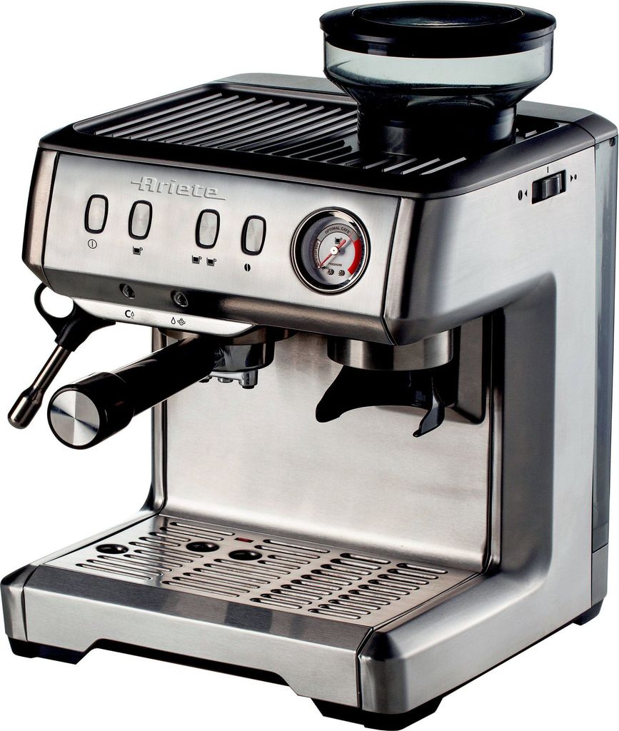 Espressomaskin med kvarn