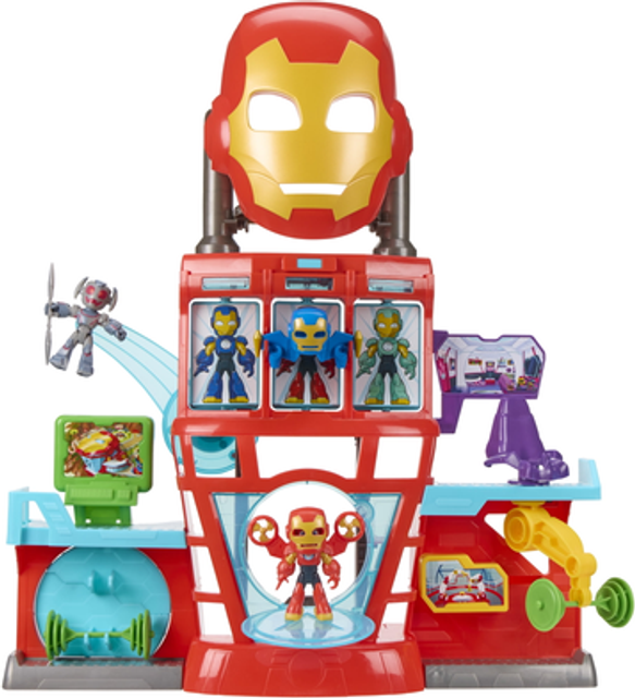 Hasbro Marvel Iron Man And His Awesome Friends Iron Quarters