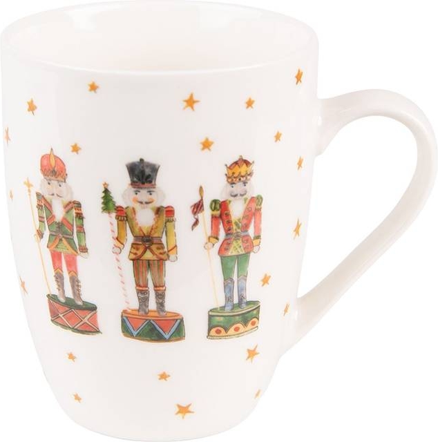 Clayre & Eef Krus Med Nøddeknækker Beige H10cm 300ml Kop