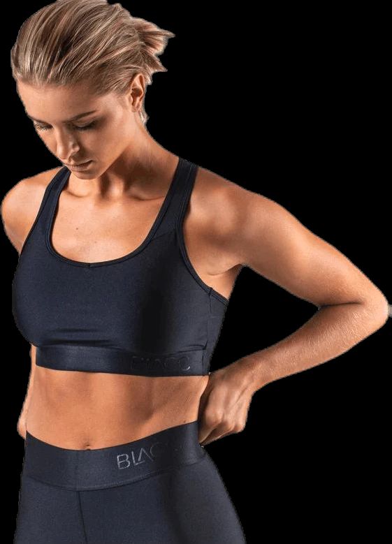 galaxy sports bra black