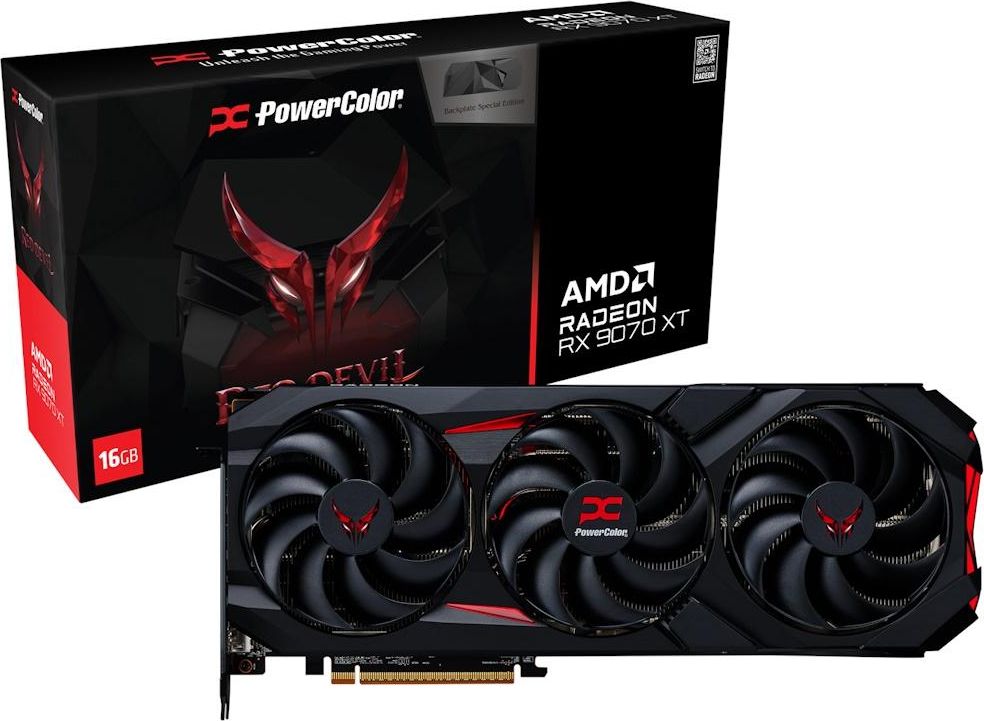 PowerColor Radeon RX 9070 GRE Red Devil - 12GB GDDR6 RAM - Grafikkort