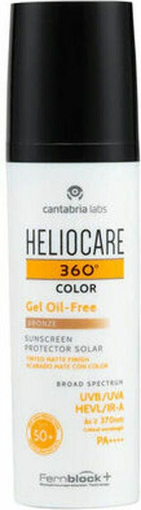 Heliocare 360 Color Gel Oil-Free SPF 50, Bronze - 50 ml