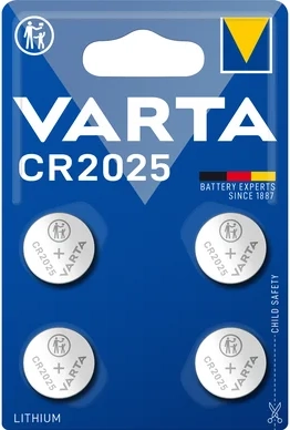 Batterie Lithium, Knopfzelle, CR2025, 3V