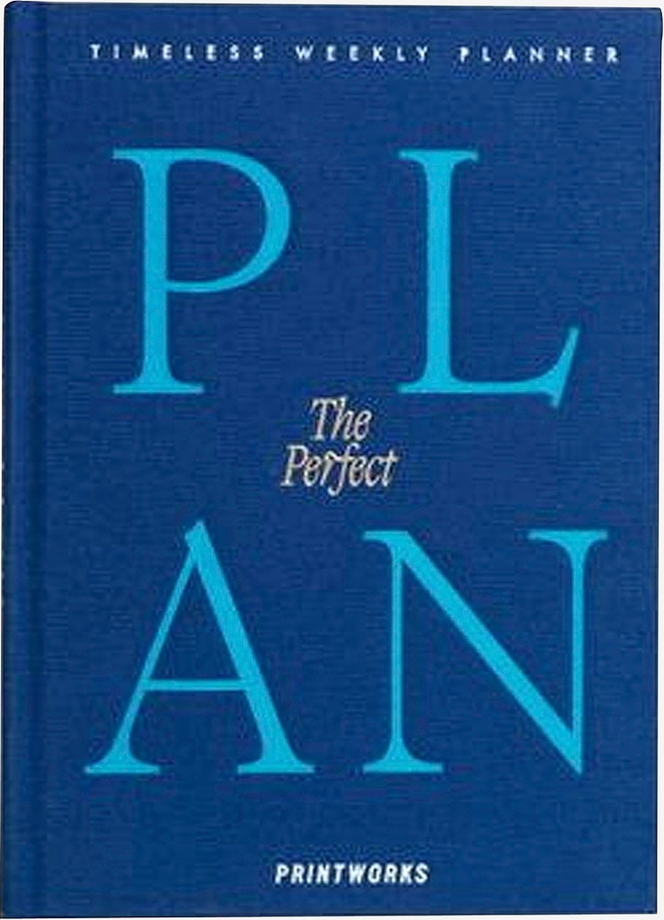 Printworks, Weekly Planner - The Perfect Plan, Blue