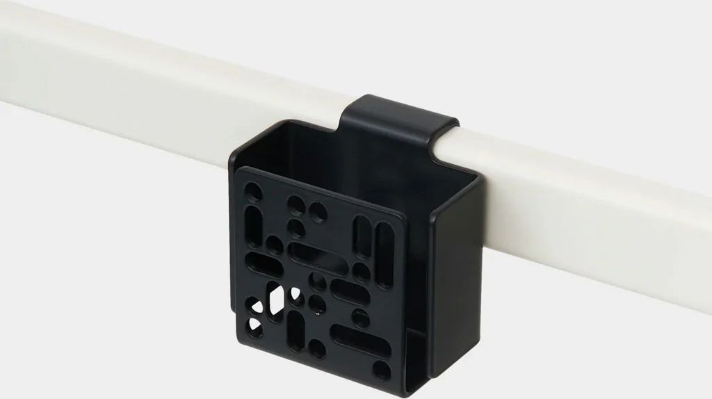 Remote Box Mount - Charcoal - Pedestal