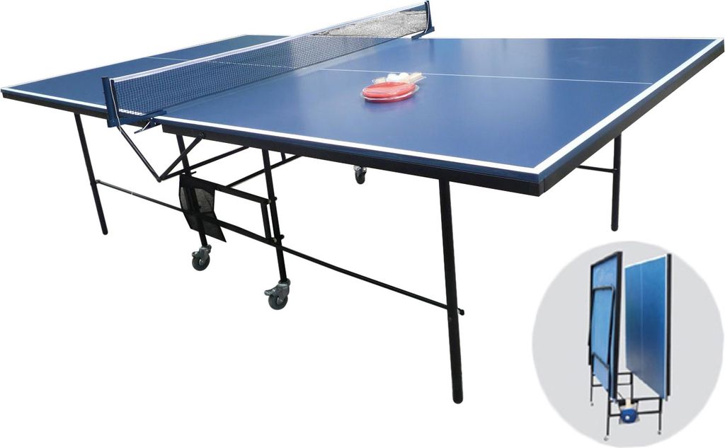 megaleg bordtennisbord standard blue