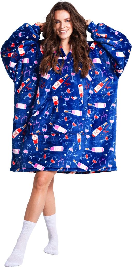 Noxxiez Cuddle Vuxen Hoodiez - Wine
