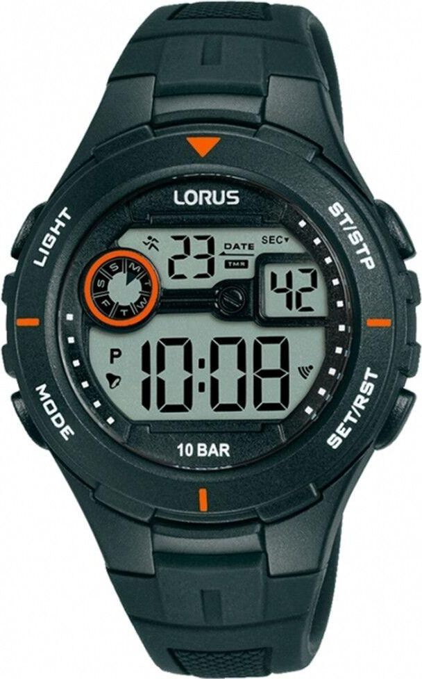 Lorus R2381PX9 herreur - sort digital armbåndsur (36 mm)