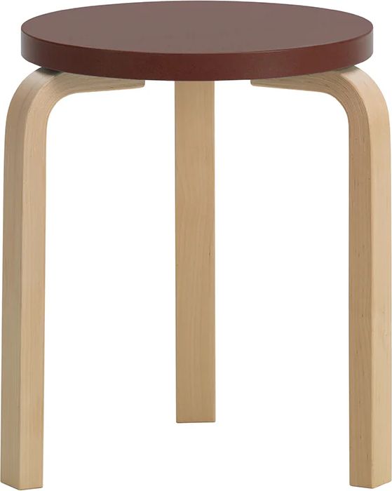 special edition stool 60, mahogany brown fra artek