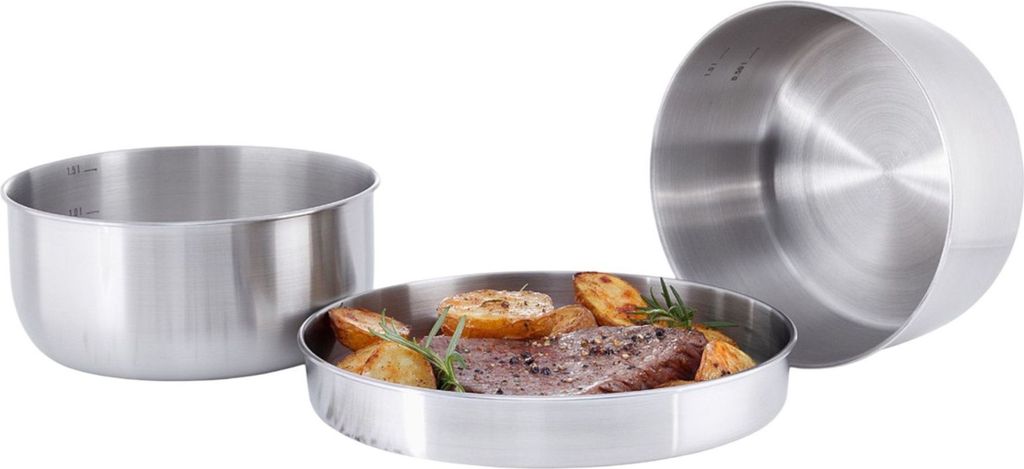 Tatonka Multi Pot Set, kokset, silver