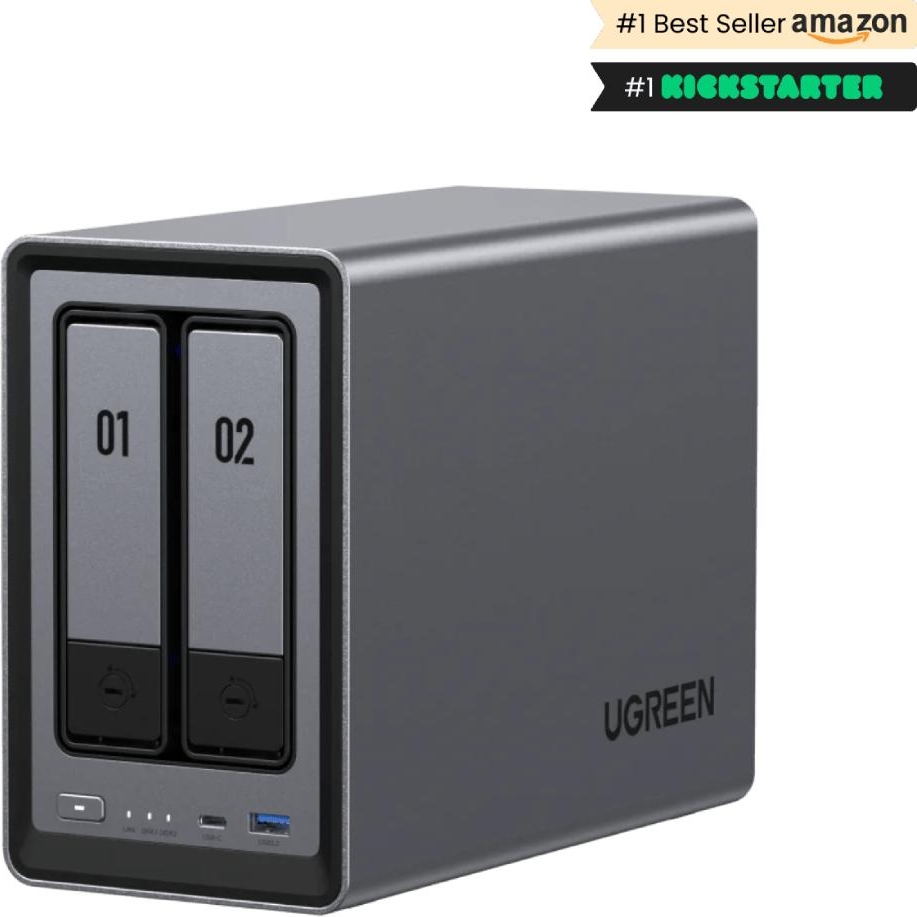 NAS server 2-bay Ugreen NASync DXP2800, Intel N100, 8 GB DDR5, 0 TB, UGOS Pro, sort