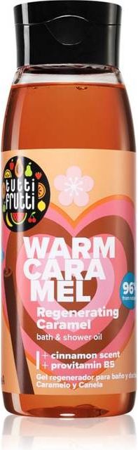 Farmona Tutti Frutti Caramel & Cinnamon Regenererende Brusegel Med Olie 400 ml