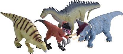 wild republic pose m. figur - 4 stk. - dinosaur